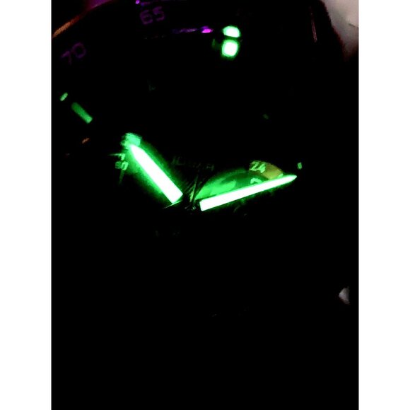 Seiko Men's Watch SSB347 Quartz Chronograph Black Dial Rubber Strap 44mm - Picture 8 of 15